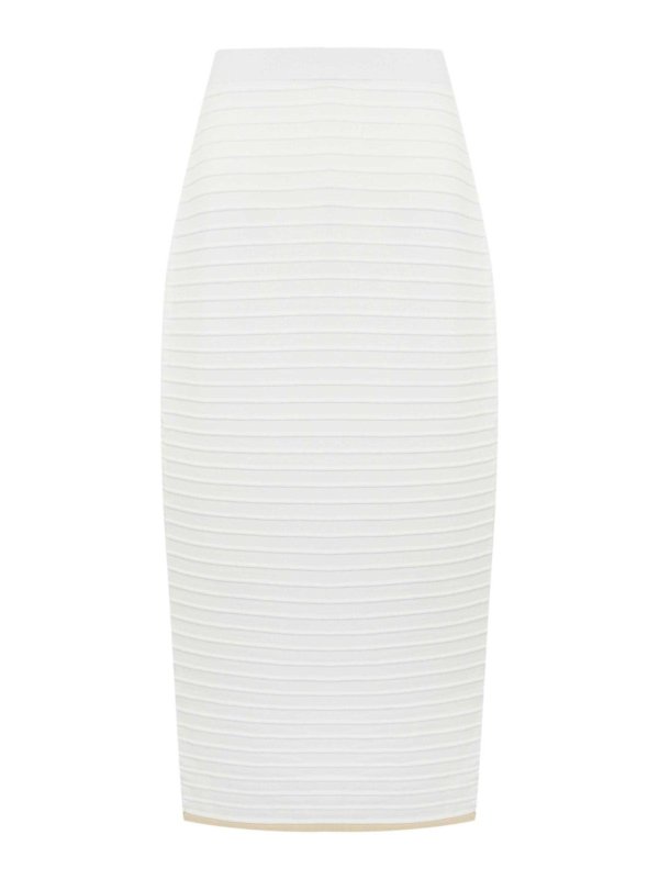 LIVIANA CONTI: ニーレングススカート＆ミディ丈 online - 膝丈/ミディスカート - 白