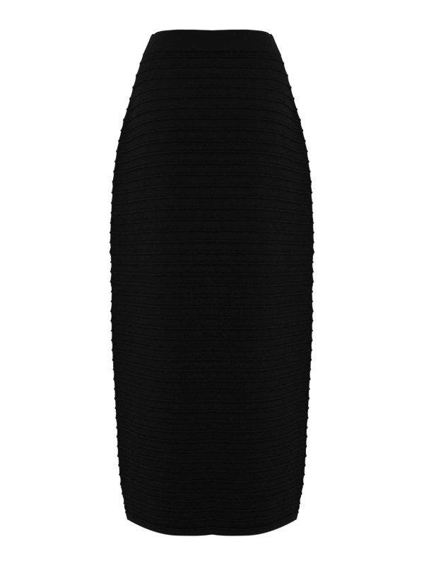 LIVIANA CONTI: ニーレングススカート＆ミディ丈 online - 膝丈/ミディスカート - 黒