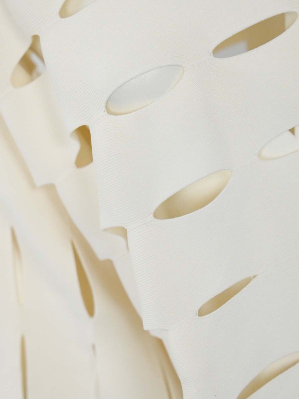 The Best Shops LIVIANA CONTI: crew necks - Oversized Perforated Viscose Sweater