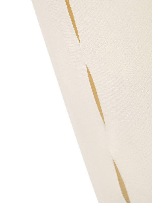 The Best Shops LIVIANA CONTI: gonne al ginocchio  e longuette - Gonna midi perforata in viscosa