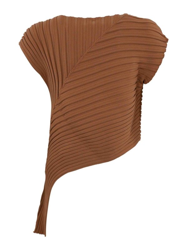 LIVIANA CONTI: Sweatshirts & Sweaters online - Asymmetric Sweater In Technical Nylon