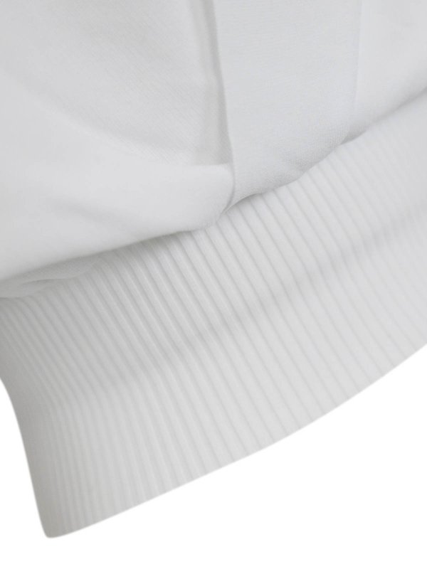 The Best Shops LIVIANA CONTI: Sweatshirts & Sweaters - Crossover Sweater In Technical Nylon