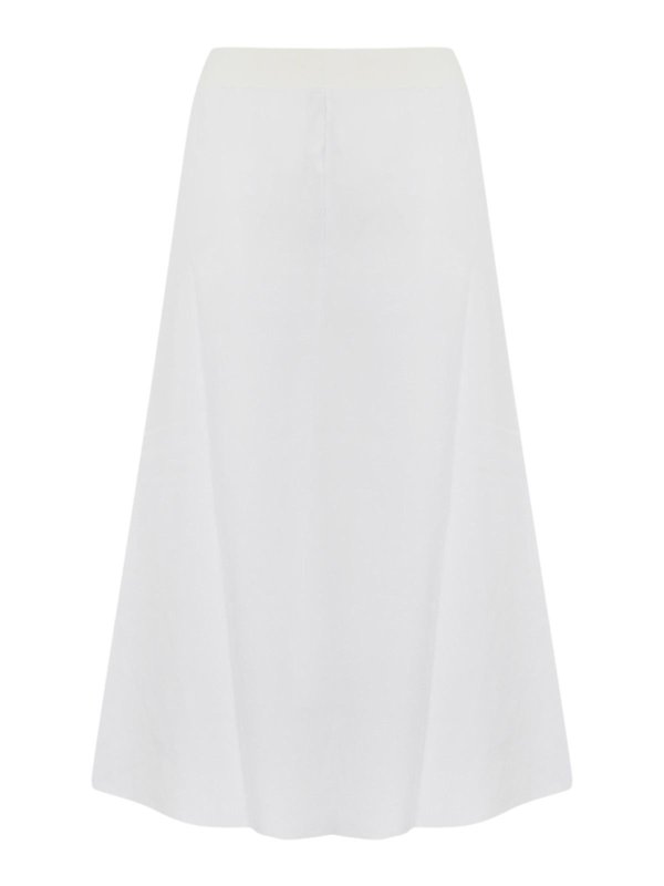 LIVIANA CONTI: ニーレングススカート＆ミディ丈 online - 膝丈/ミディスカート - 白
