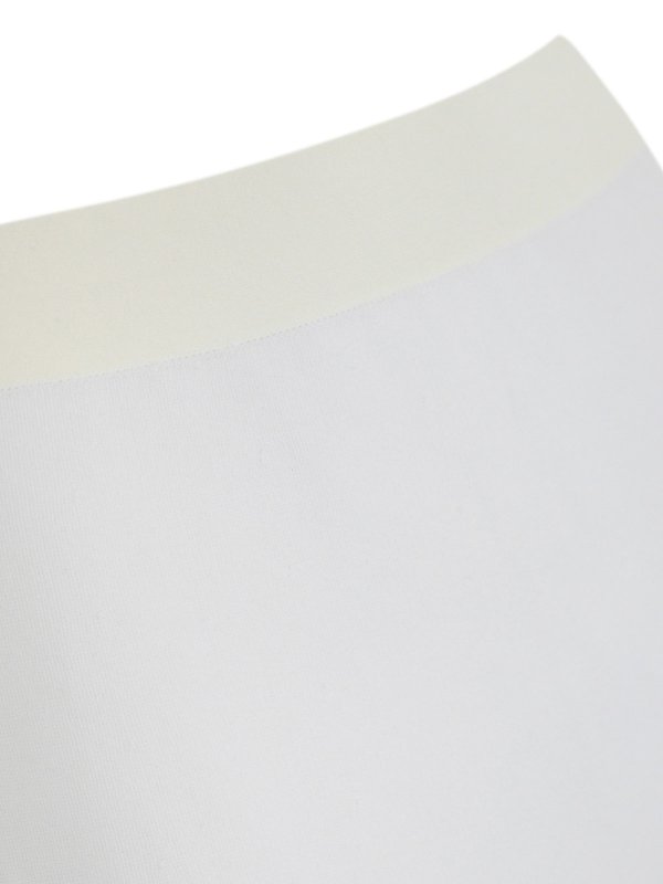 The Best Shops LIVIANA CONTI: ニーレングススカート＆ミディ丈 - 膝丈/ミディスカート - 白