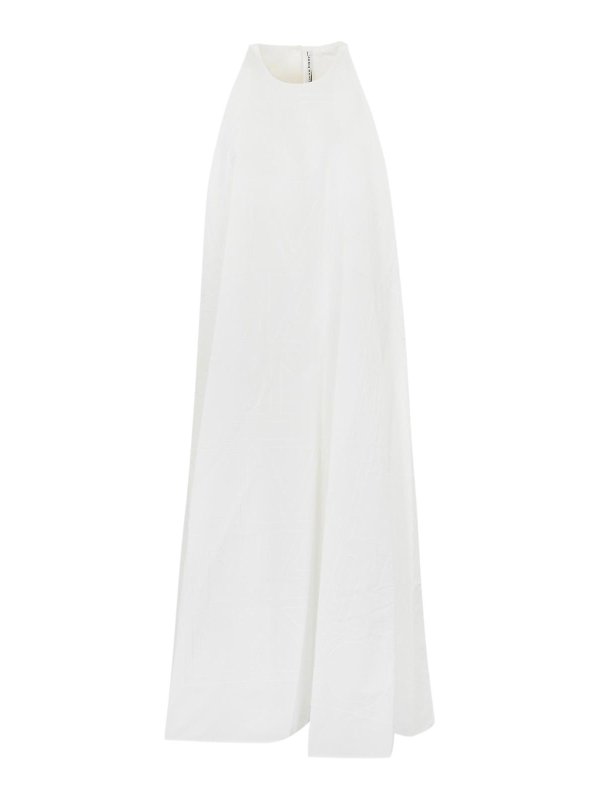 LIVIANA CONTI: ニーレングスドレス - 膝丈ドレス - 白