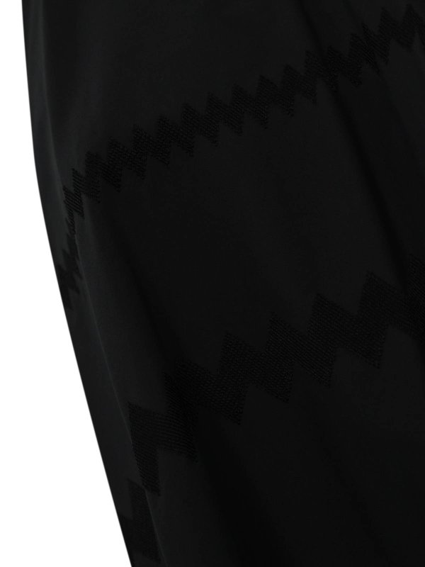 The Best Shops LIVIANA CONTI: knee length dresses - Dress With Zig Zag Embroidery