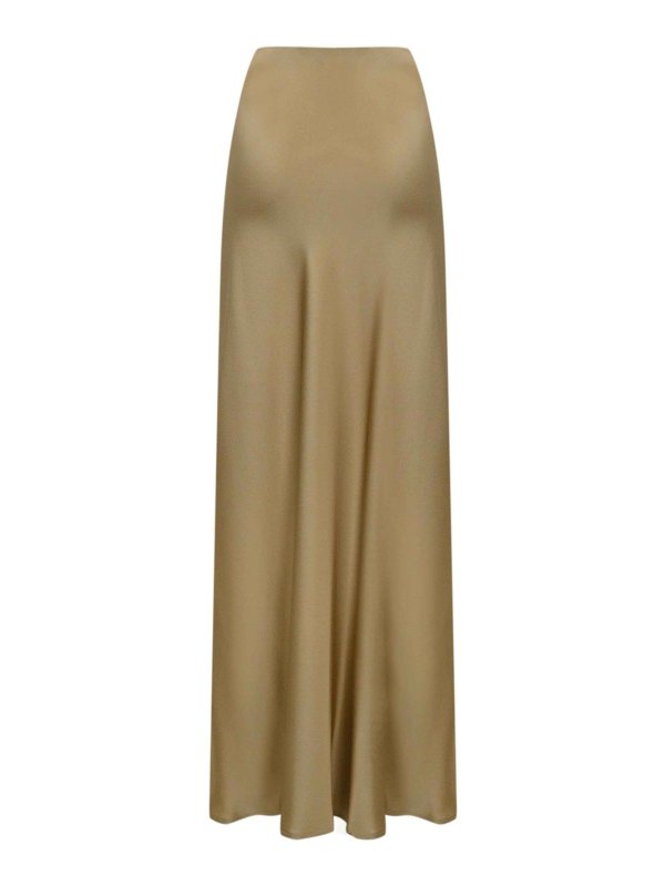 LIVIANA CONTI: Long skirts online - Long Satin Skirt