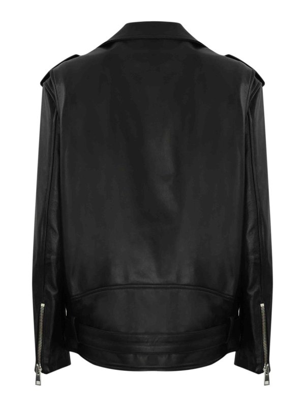 LIVIANA CONTI: leather jacket online - Leather Biker Jacket