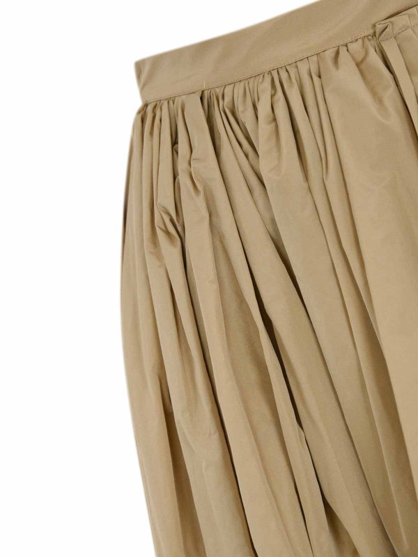 The Best Shops LIVIANA CONTI: Knee length skirts & Midi - Pleated Skirt With Bow