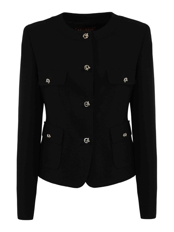 MAX MARA STUDIO: Chaquetas casual - Chaqueta Casual - Negro