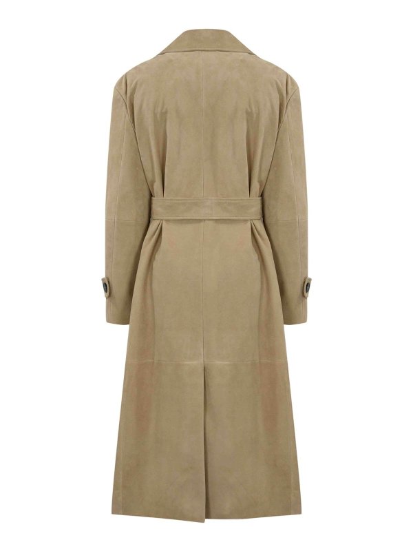 MAX MARA STUDIO: Trenchcoats online - Trenchcoat - Beige