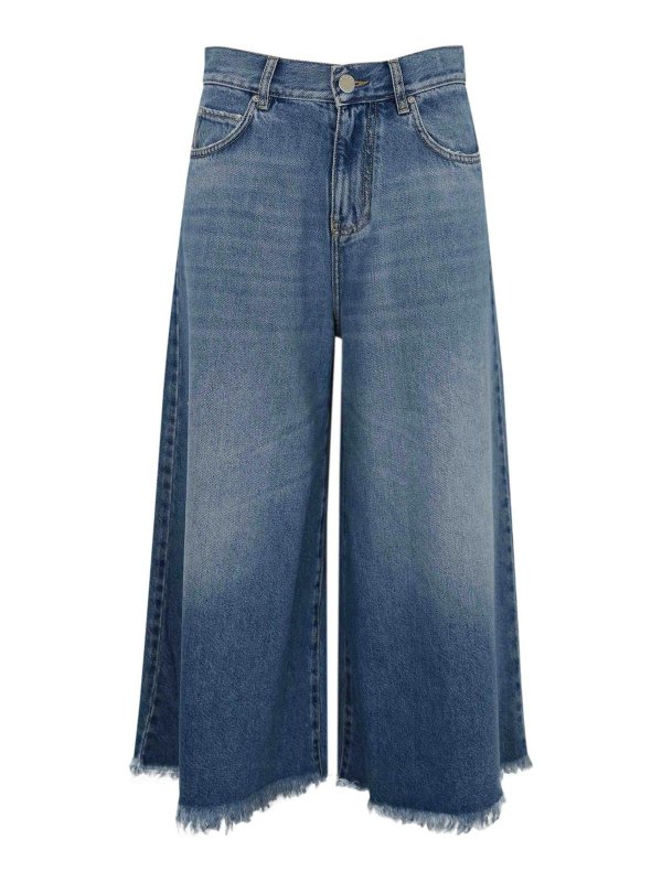 Pinko: pantaloni shorts - Shorts di Bermuda in denim