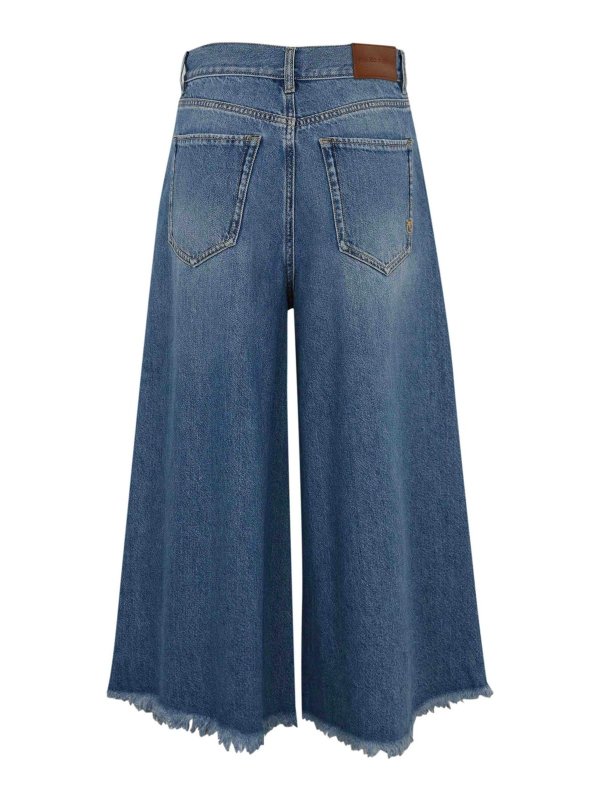Pinko: pantaloni shorts online - Shorts di Bermuda in denim