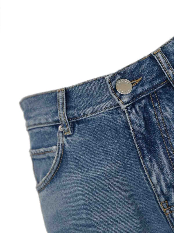 The Best Shops Pinko: pantaloni shorts - Shorts di Bermuda in denim