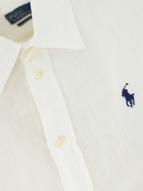 The Best Shops POLO RALPH LAUREN: shirts - Polo Pony Shirt In Linen