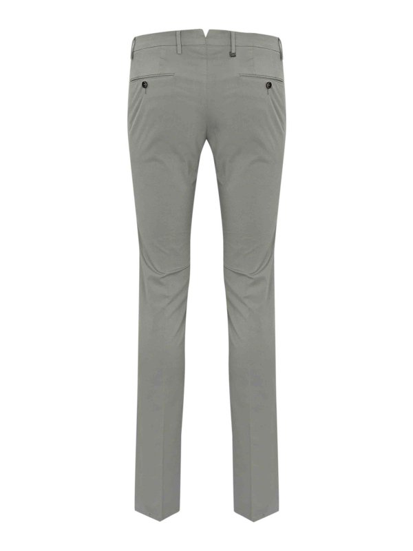 PT TORINO: casual trousers online - S-Slim Gabardine Trousers