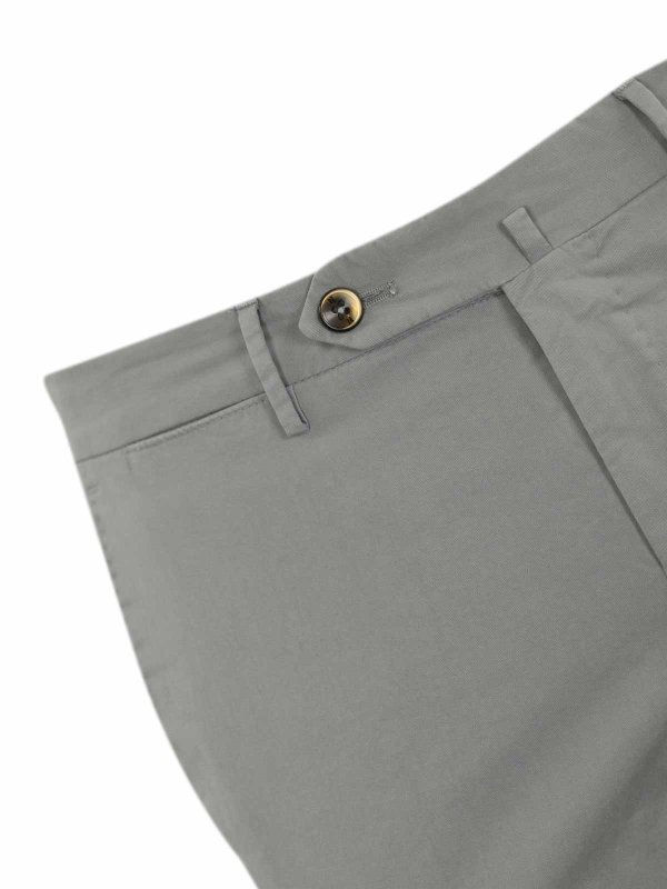 The Best Shops PT TORINO: casual trousers - S-Slim Gabardine Trousers