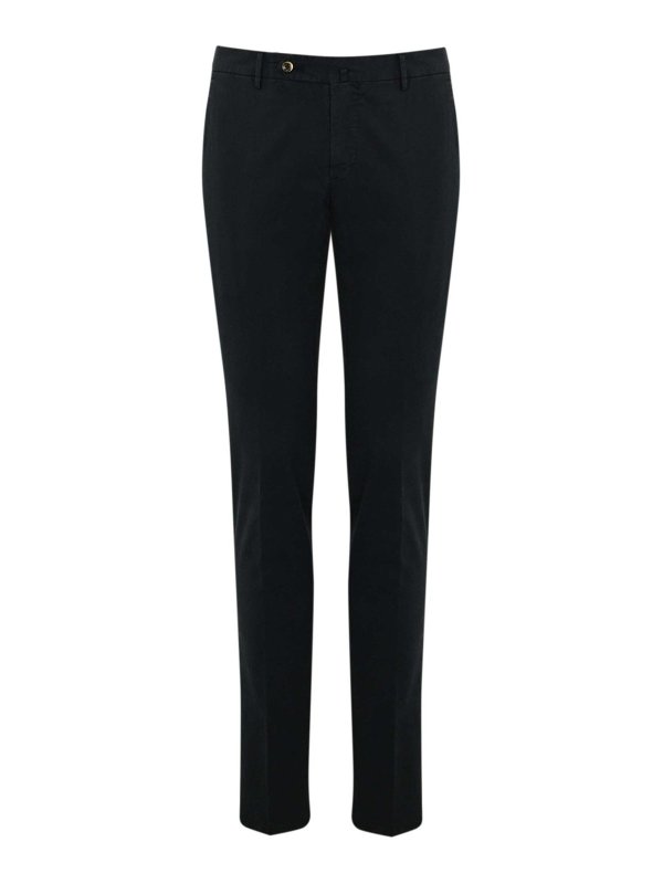 PT TORINO: Casual Hosen - Casual Hose - Dunkelblau