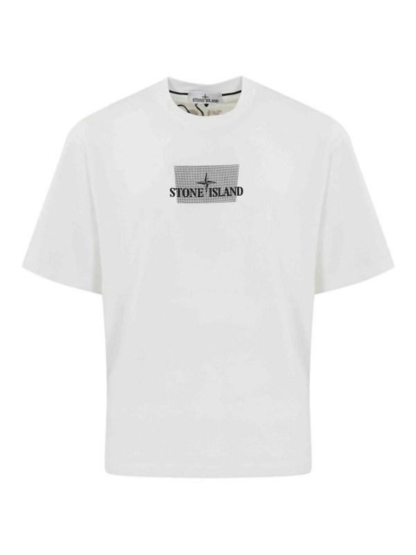 STONE ISLAND: t-shirts - Oversized T-Shirt 2100016 In Cotton