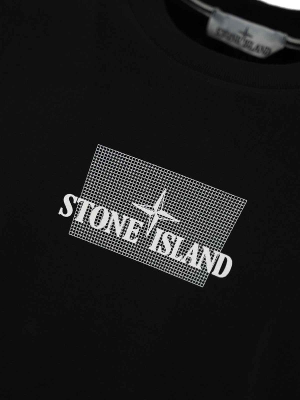The Best Shops STONE ISLAND: T-shirts - T-Shirt - Schwarz