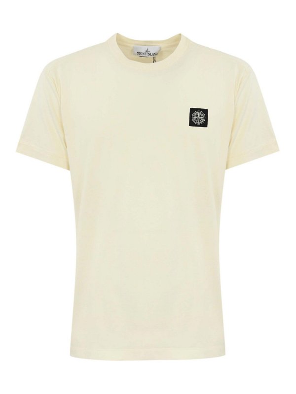 STONE ISLAND: Camisetas - Camiseta - Blanco