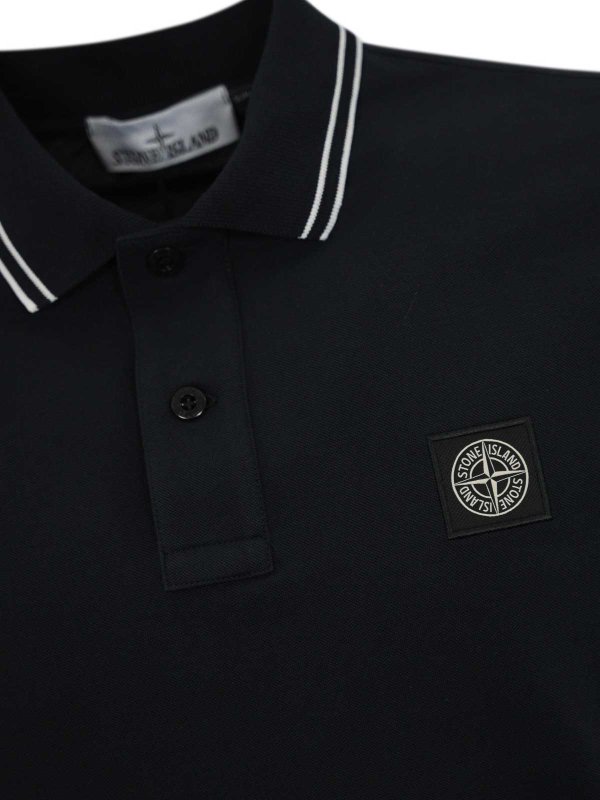 The Best Shops STONE ISLAND: polo shirts - Polo 22002Sc In Pique Cotton