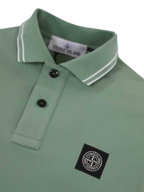 The Best Shops STONE ISLAND: Polos - Polo - Verde