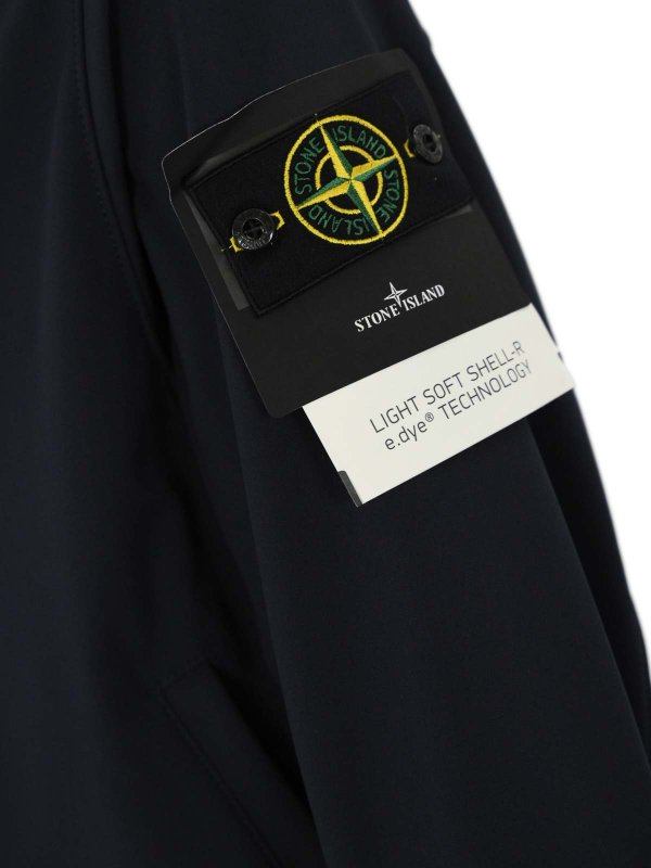 The Best Shops STONE ISLAND: casual jackets - Light Soft Shell Jacket 4100090