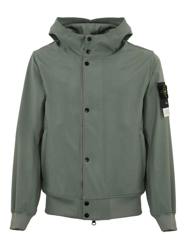 STONE ISLAND: カジュアルジャケット - カジュアルジャケット - ライトグリーン