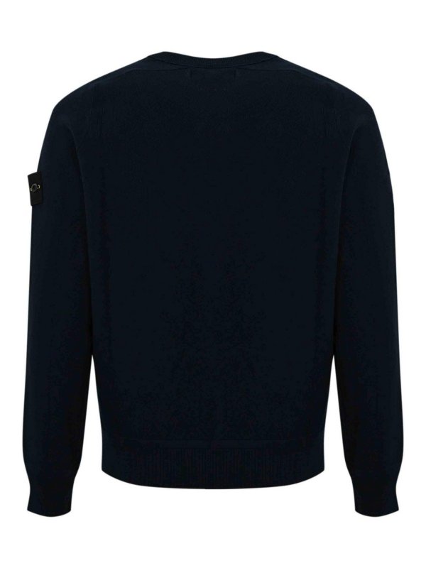 STONE ISLAND: crew necks online - Cotton Micro Stitch Sweater