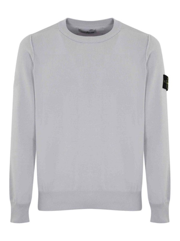 STONE ISLAND: Pull col rond - Pull Col Rond - Violet