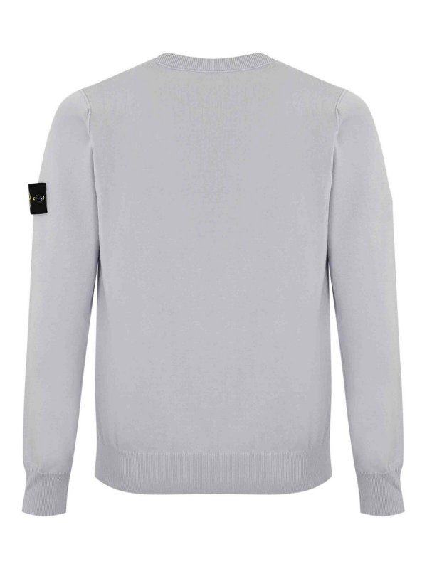 STONE ISLAND: Pull col rond online - Pull Col Rond - Violet