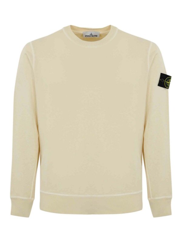 STONE ISLAND: Sweatshirts und Pullover - Sweatshirt - Weiß
