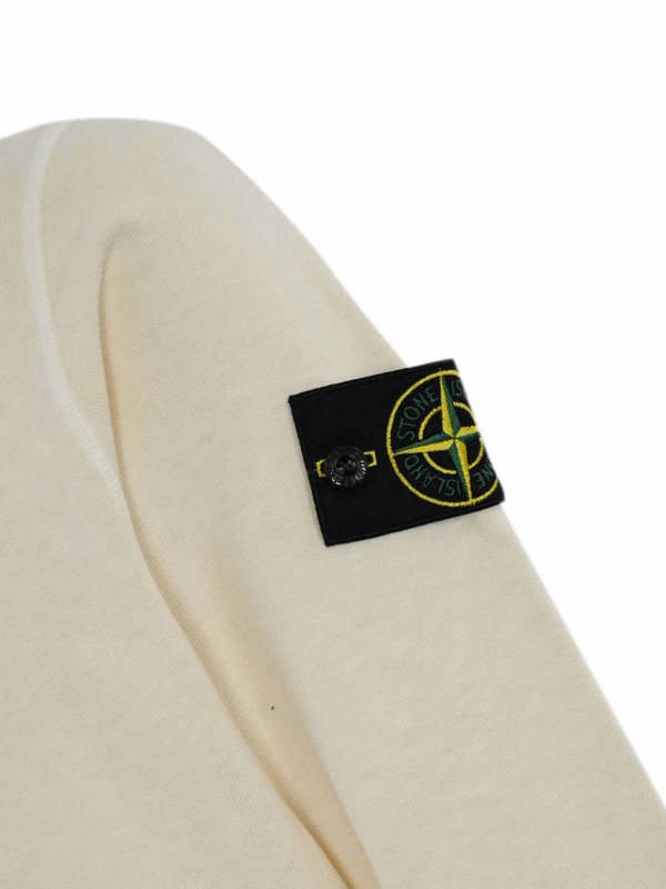 The Best Shops STONE ISLAND: Sweatshirts und Pullover - Sweatshirt - Weiß