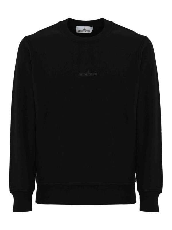 STONE ISLAND: スウェット＆セーター - スウェットシャツ/セーター - 黒