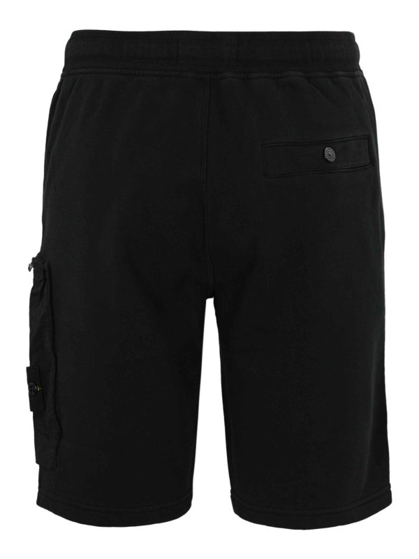 STONE ISLAND: Shorts online - Short - Noir