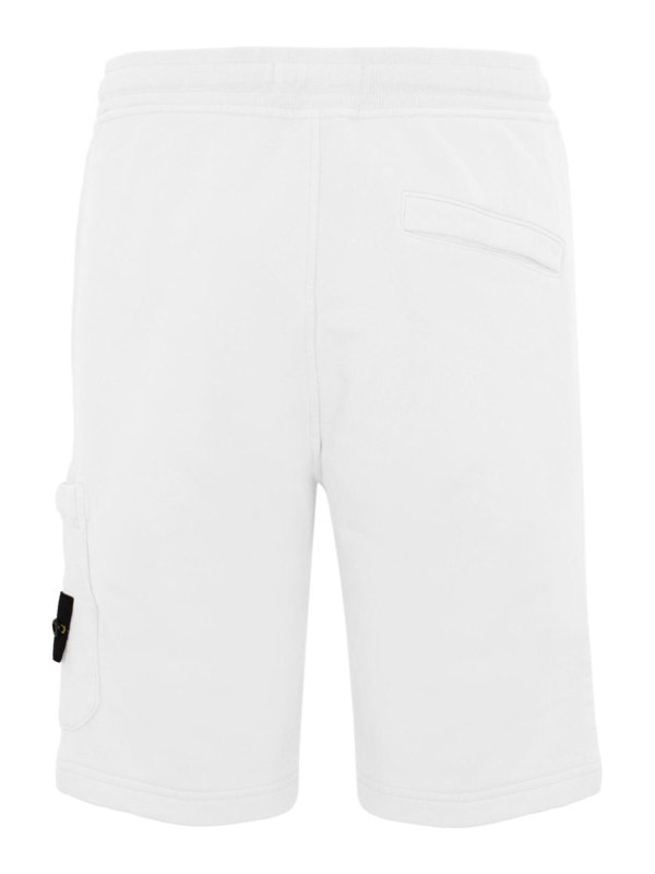 STONE ISLAND: Hosen Shorts online - Shorts - Weiß