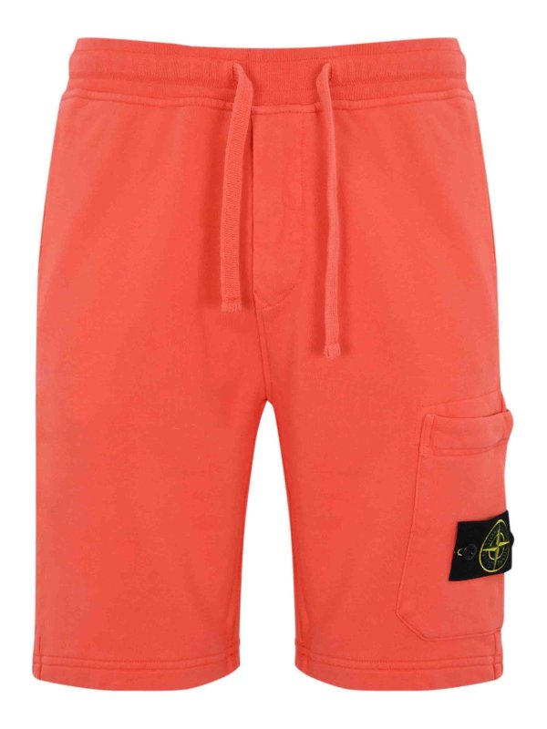 STONE ISLAND: Shorts - Short - Rouge