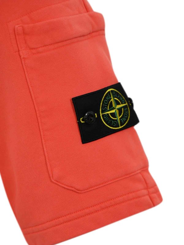 The Best Shops STONE ISLAND: Shorts - Short - Rouge