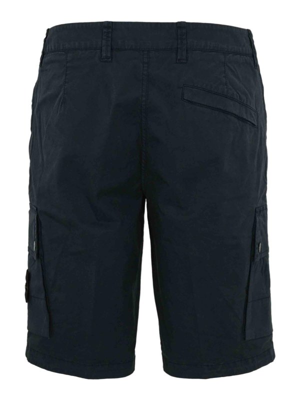 STONE ISLAND: Trousers Shorts online - Bermuda L100011 Stretch Cotton Twill