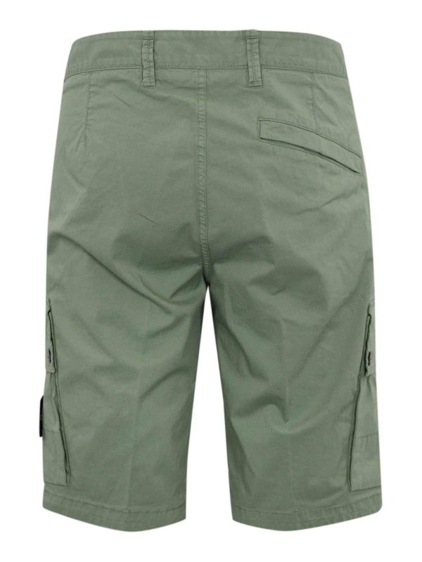 STONE ISLAND: トラウザーショーツ online - ショートパンツ - ライトグリーン