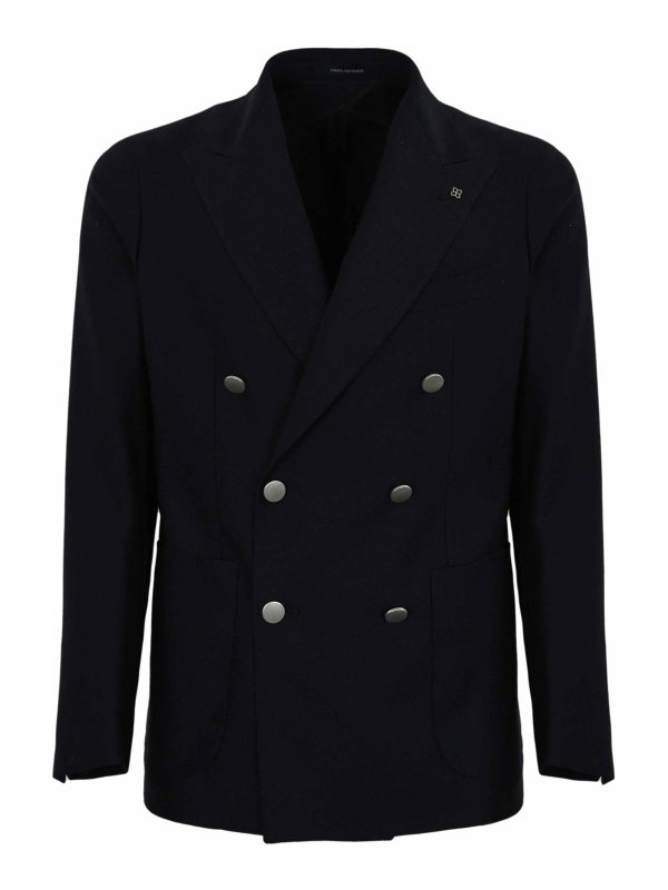TAGLIATORE: Blazer - Blazer - Azul