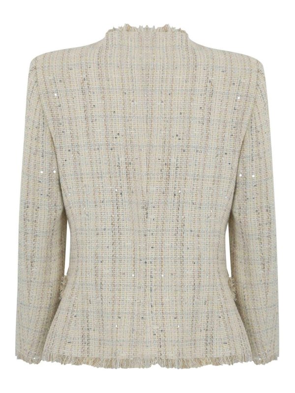 TAGLIATORE: giacche casual online - Giacca Dharma in Tweed di cotone e Lurex