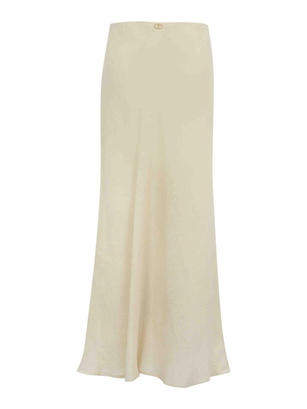 TWINSET: Lange Röcke online - Langer Rock - Hellbeige