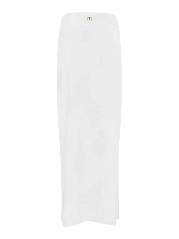 TWINSET: ニーレングススカート＆ミディ丈 online - 膝丈/ミディスカート - 白