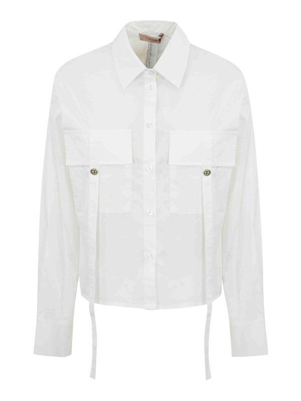 TWINSET: シャツ - シャツ - 白