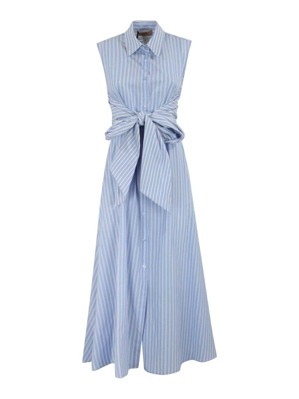 TWINSET: Robe longueur genou - Robe Au Genou - Multicolore