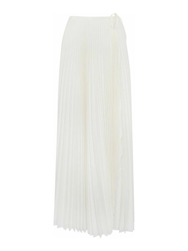 TWINSET: Knielange und Midi Röcke - Midirock - Weiß