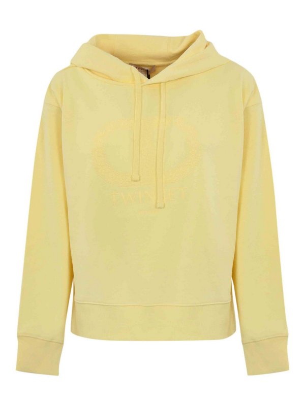 TWINSET: Sudaderas y suéteres - Sudadera - Crema