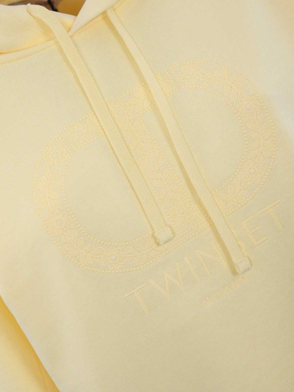 The Best Shops TWINSET: Sudaderas y suéteres - Sudadera - Crema